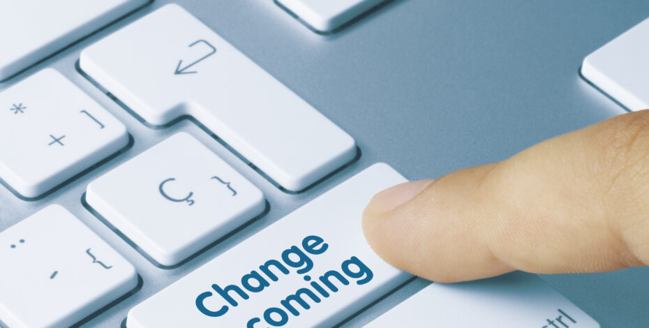 Change is coming computer keyboard key
