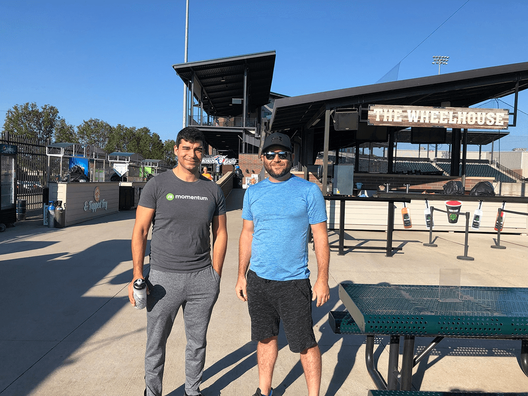 Momentum team at the Jimmy John's 5K