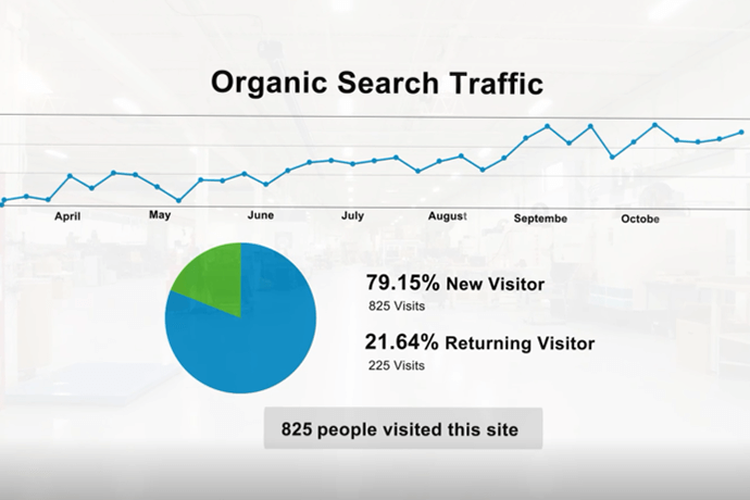 organic search traffic reporting