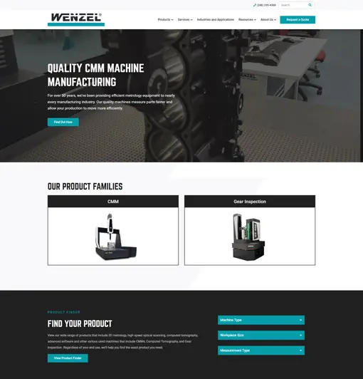 WENZEL America website