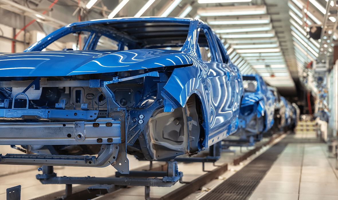 Production line of automobile plant, painting shop