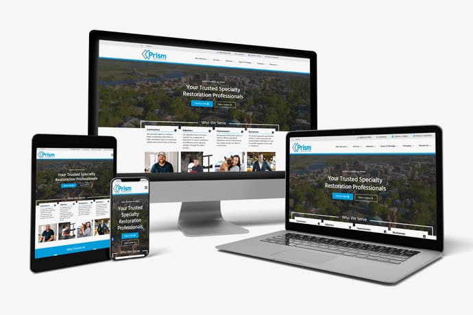 Prism Specialties Website Feature